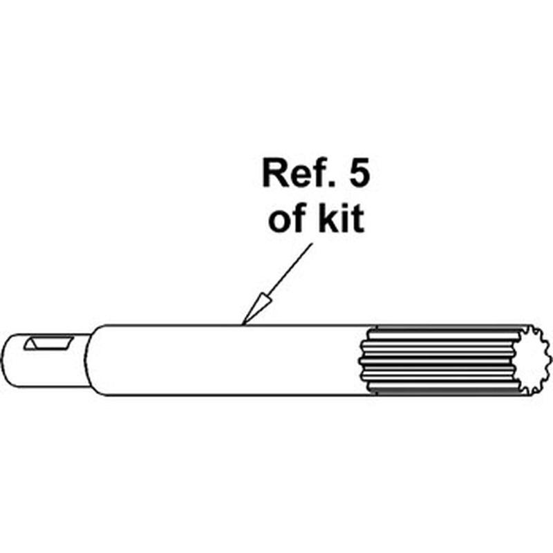 398297R1 Shaft, Reverse Shift Lower Fits Case-IH:1026,1066,1256,1456,1466,1468,