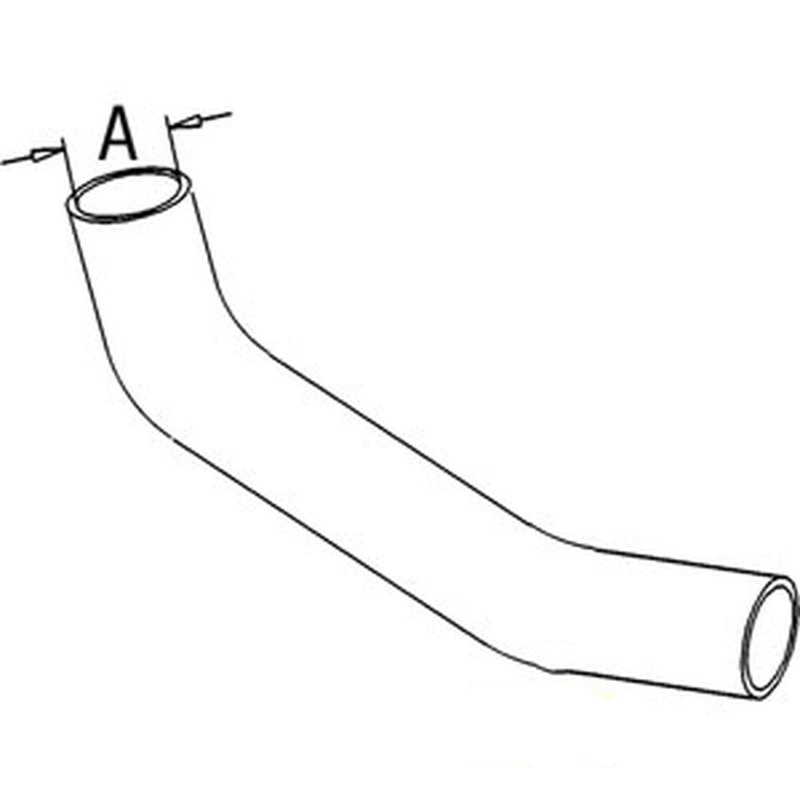 372640R1 Upper Radiator Hose Fits Case-IH Tractor Models 660 2" ID