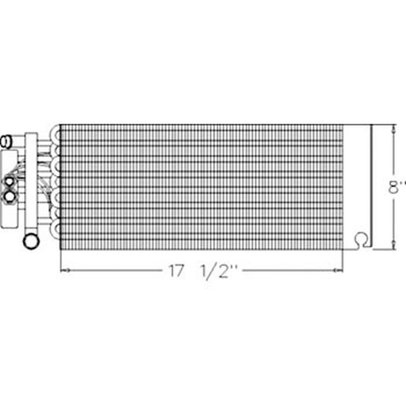 377560A1 New Evaporator Fits Case-IH Harvester Tractor Models 2366 2388