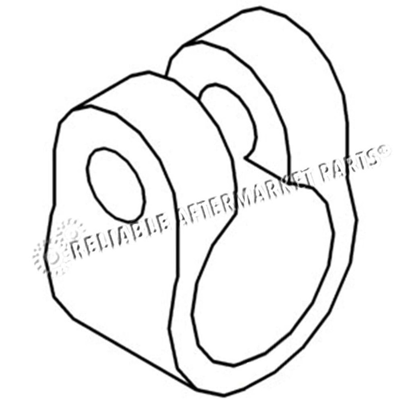 356546R1 New Tie Rod Clamp Fits Case-IH Tractor Models AV A1 AV1 100 130 +