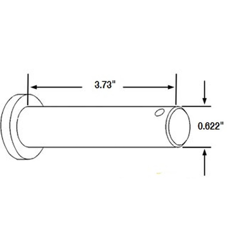 3069069R2 New Lift Arm Pin Fits Case-IH Tractor Models 385 395 484 485 +