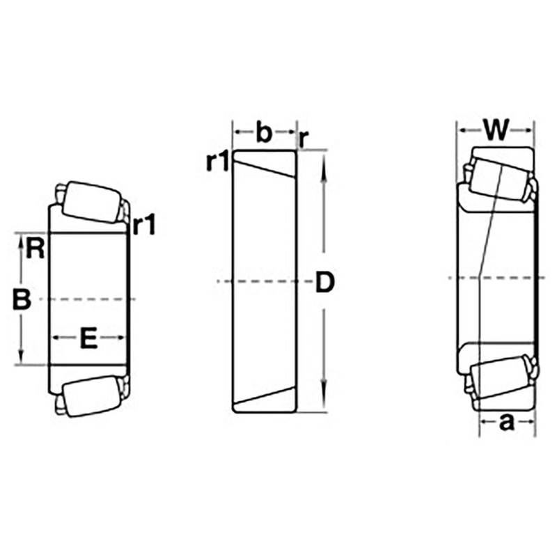 33262TIM Tapered Roller Bearing Cone Fits Massey Ferguson