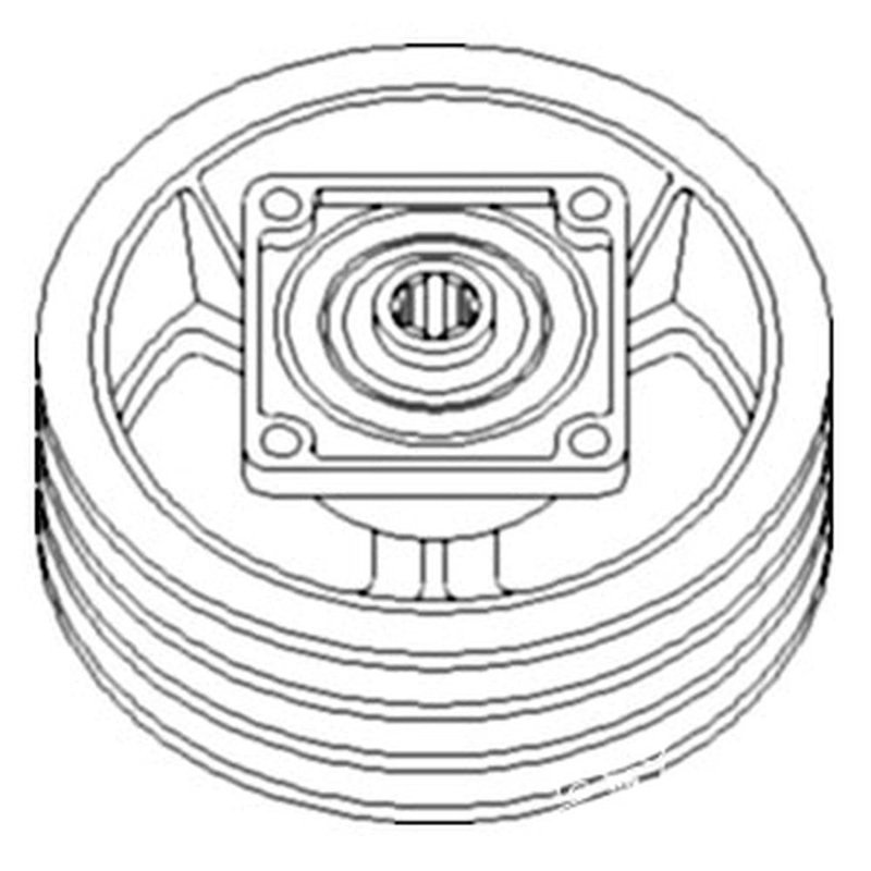 241930A1 New Jackshaft Drive Feeder Pulley Fits Case-IH Combine Models