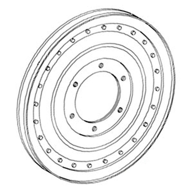 295918A1 New Jackshaft Fan Pulley Fits Case-IH Combine Models 2366 2377 +