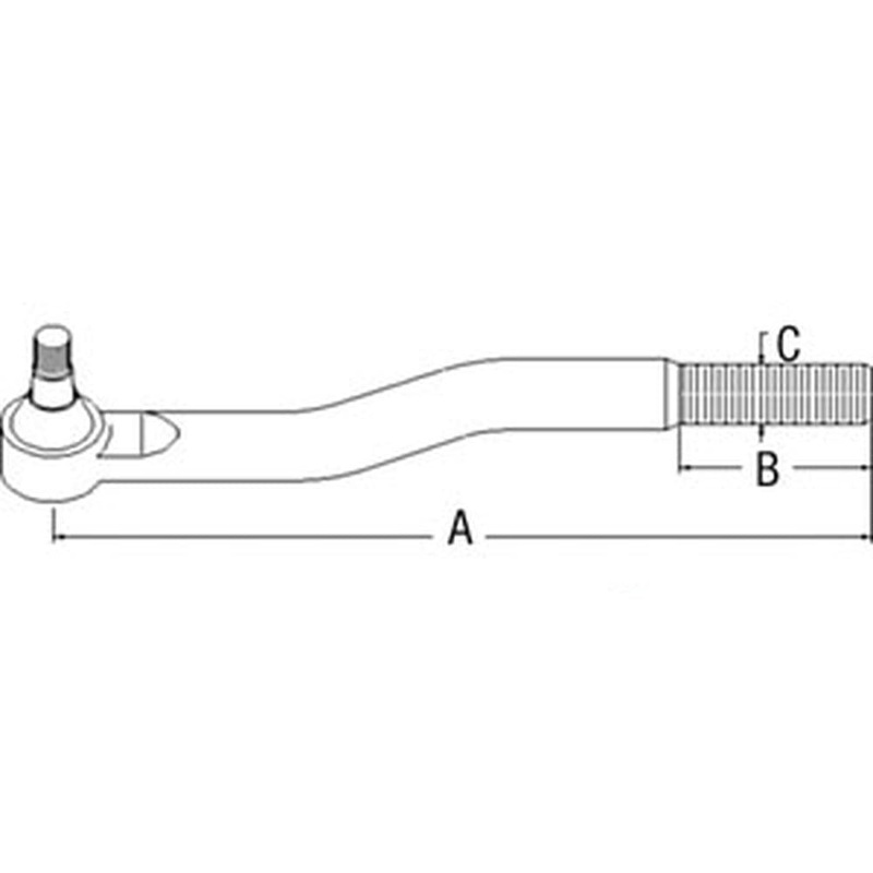 302643A1 New Tie Rod Fits Case-IH Tractor Models MX180 MX200 MX210 +
