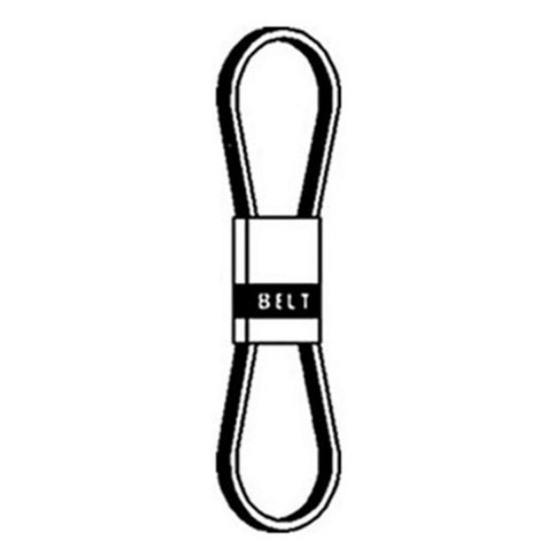 186976M1 V-Belt - A Section - Cogged Fits Massey Ferguson 150 180 203 205 2135