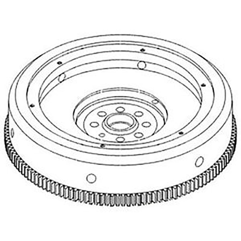 1808413C92 Flywheel w/ Ring Gear Fits Case IH Tractors 4230 4240 884 885 895 995