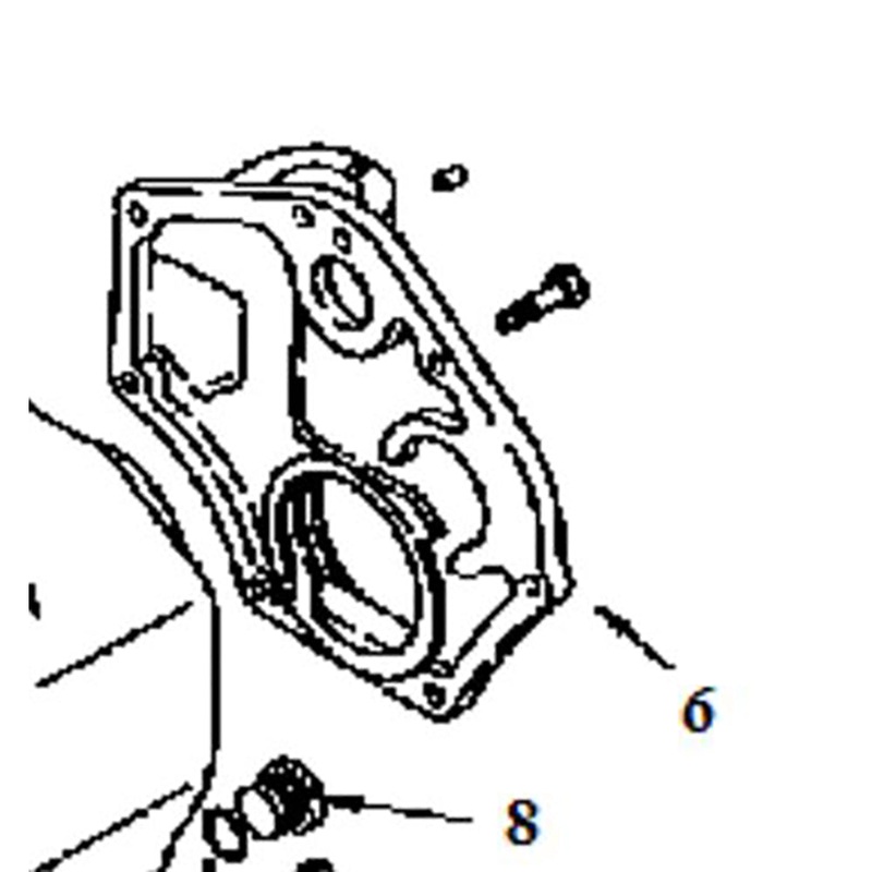 181197A1 New Rear Half Trans Housing Cover Fits Case-IH Tractor Models