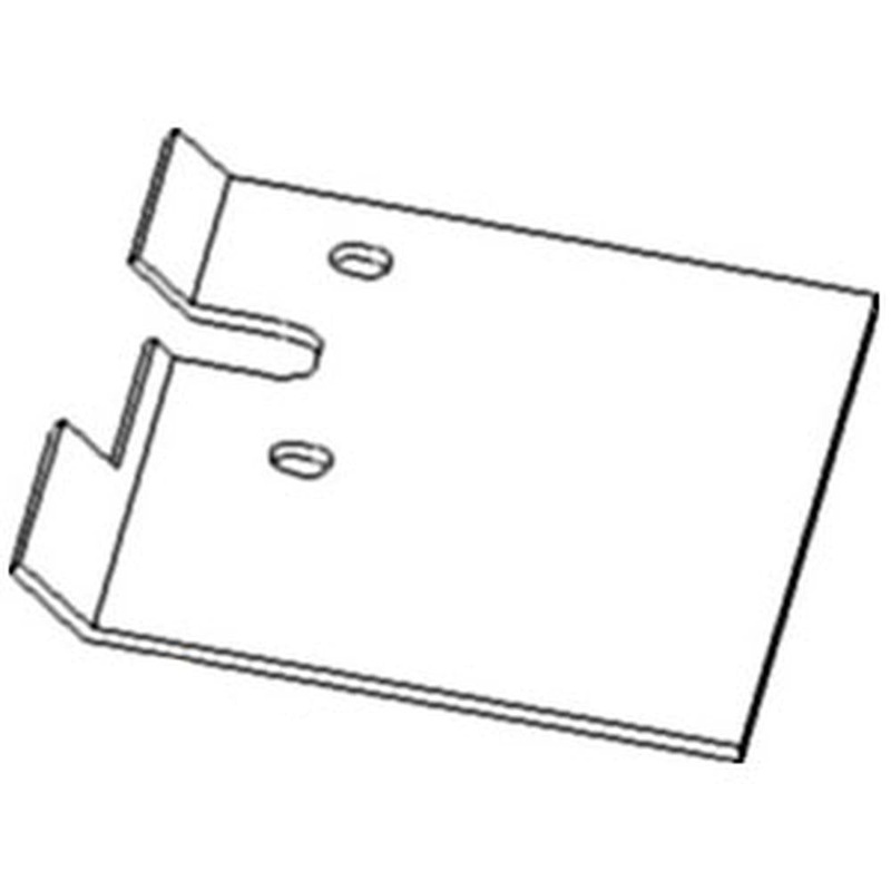 185818C1 New LH Feeder Chain Support Plate Fits Case-IH Combine Models