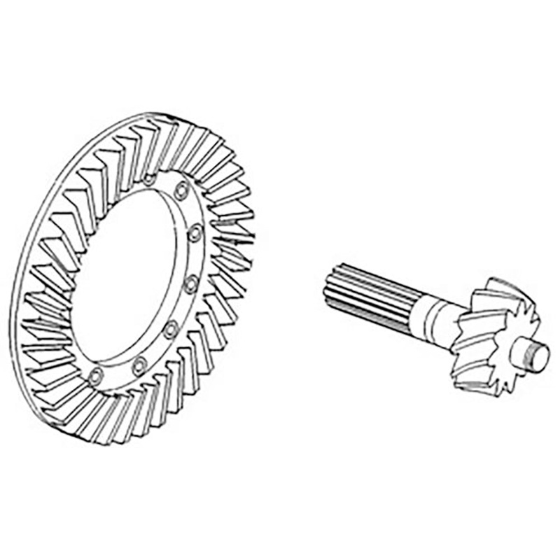 1664255M92 New Crown Wheel & Pinion Set Fits Massey Ferguson Tractor Models