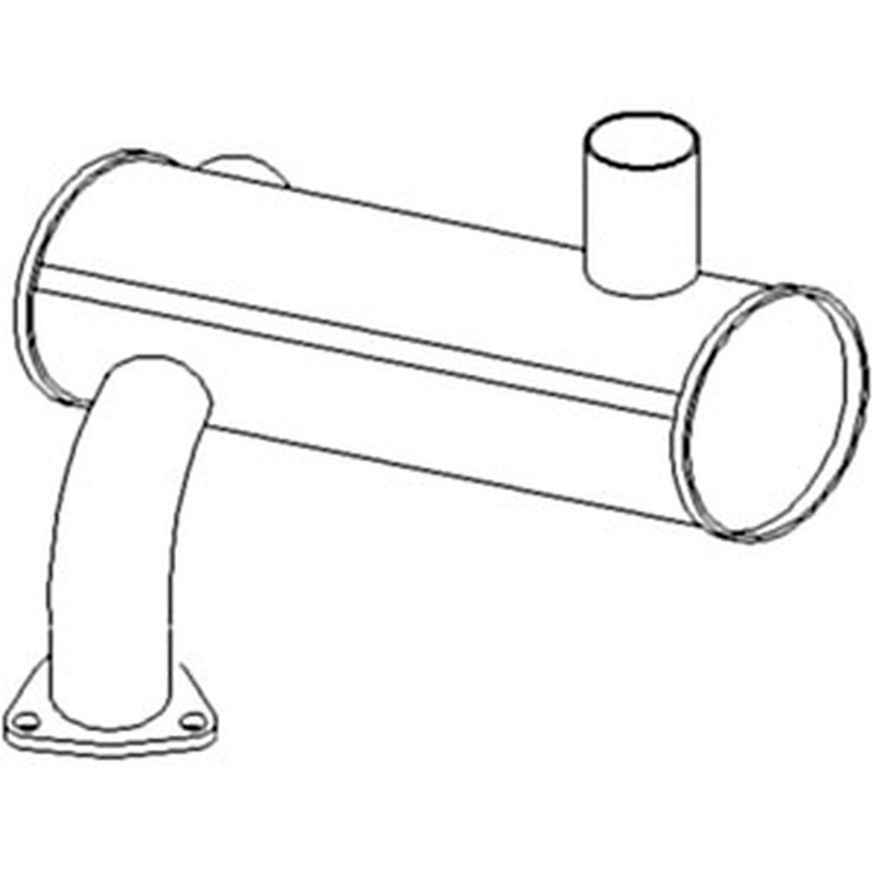 Muffler Fits Massey Ferguson 375 390 383 365 1694961M5