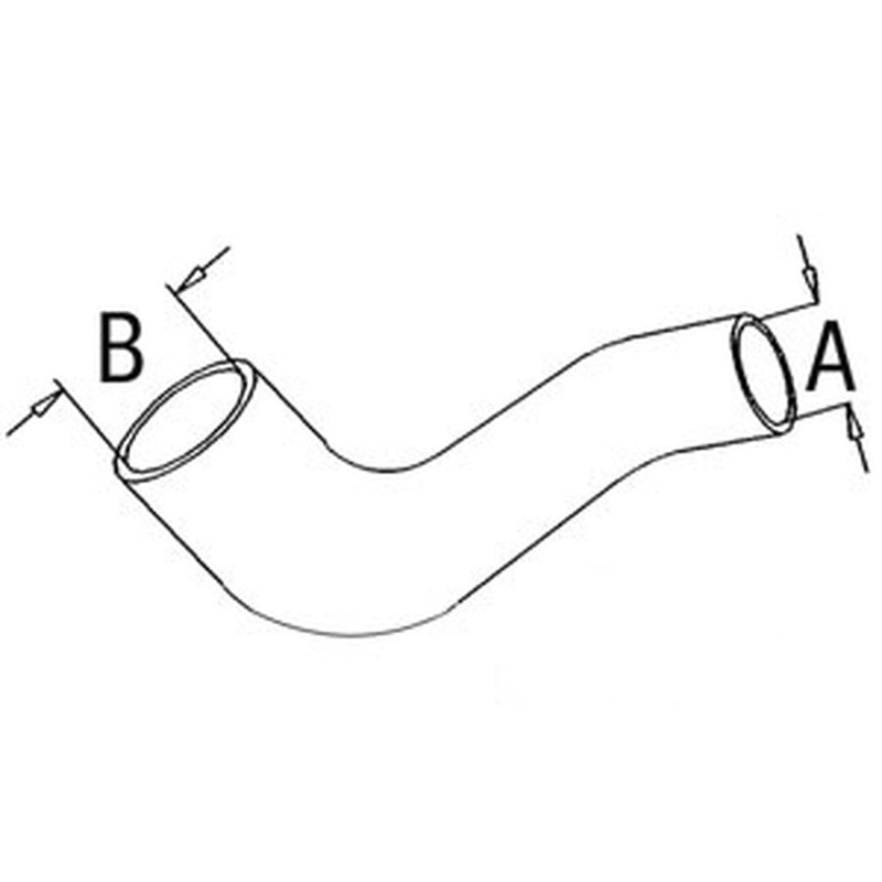 1438669R1 New Upper Radiator Hose Fits Case-IH Tractor Models 274 284