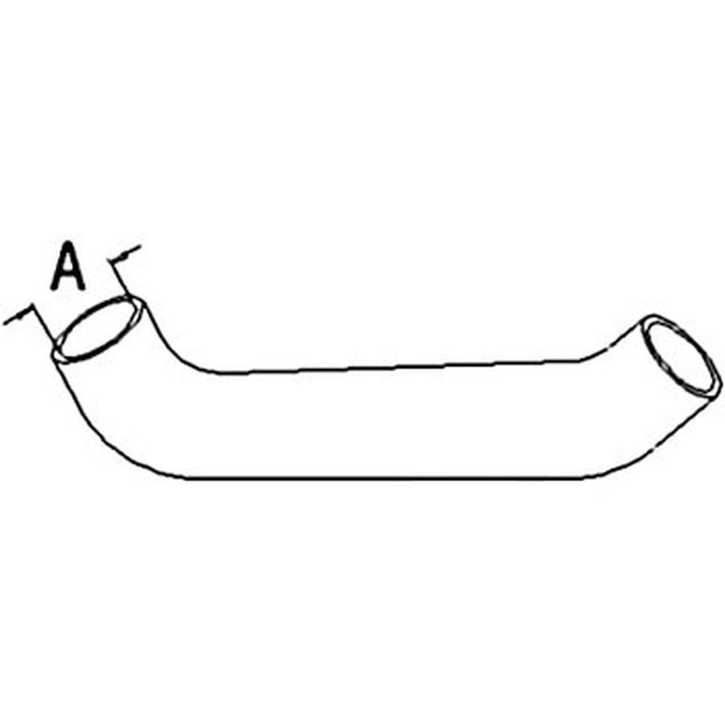 158615A New Top Radiator Hose fits Oliver White 1750 1850 1950T 1755 1855 1955