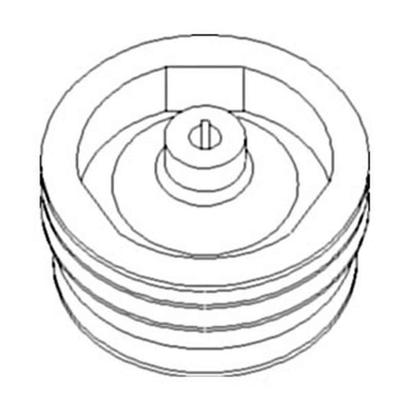 122949A1 Aux Pump Pulley-Drive Fits Case/International Harvester 2166 2366