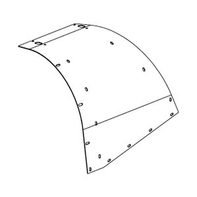 1319941C1 Inclined Front Grain Elevator Head Hood Fits Case IH Combine