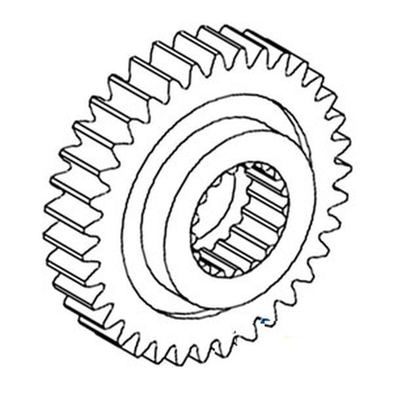 138764C2 Park Gear Fits Case IH Tractor Models 1026 2706 2756 2806