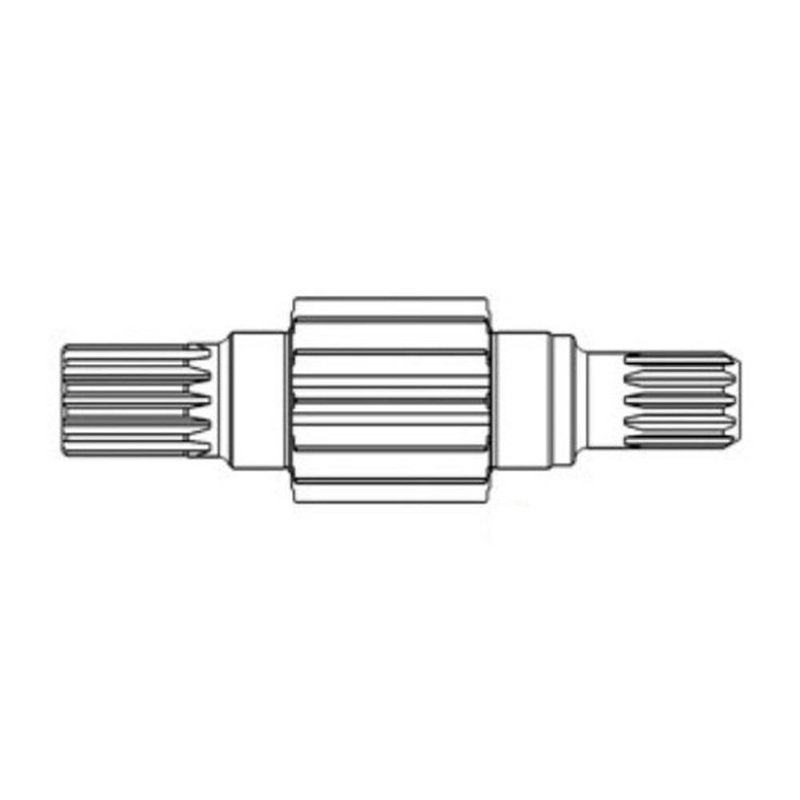 104680C1 RH Bull Pinion Shaft Fits Case IH Tractor Models 1086 1486