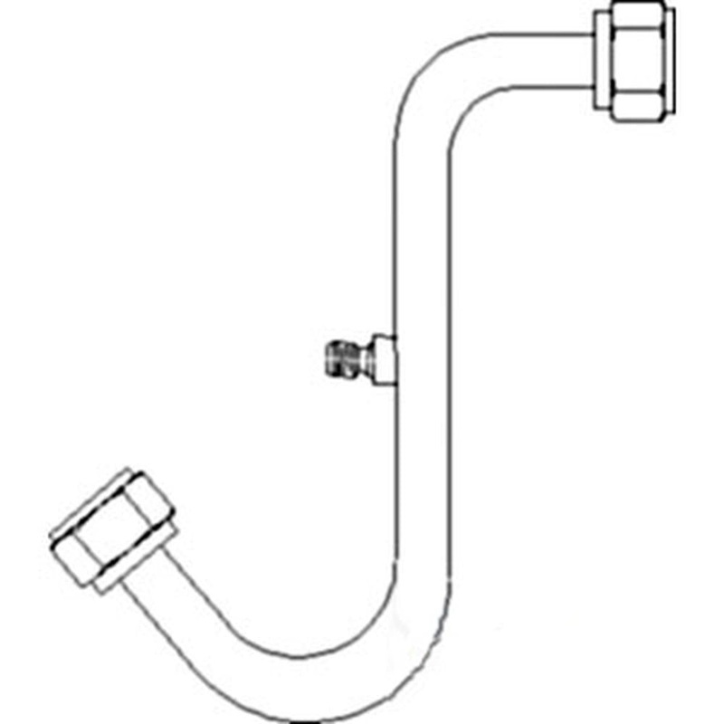 118324C1 Evaporator Outlet Line Fits Case IH Tractor Models 1086
