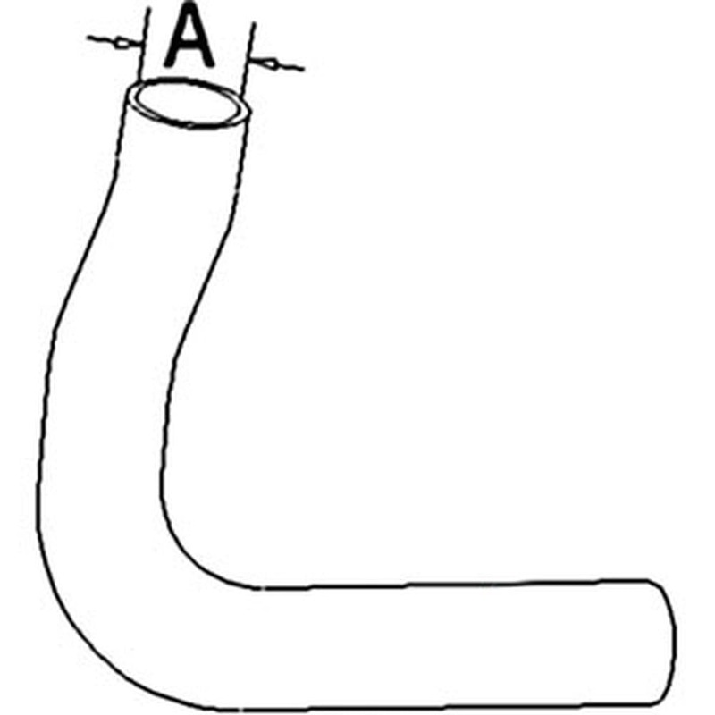70260327 New Upper Radiator Hose Fits Allis Chalmers 7000
