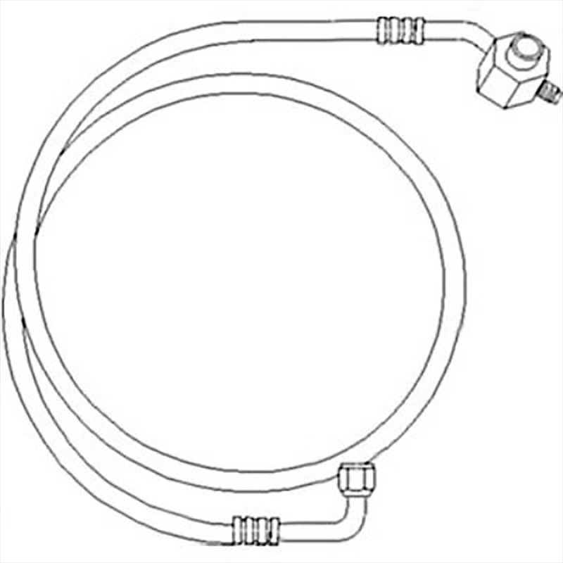70262125 New Evaporator to Compressor Line Fits Allis Chalmers 7000 7010 7020