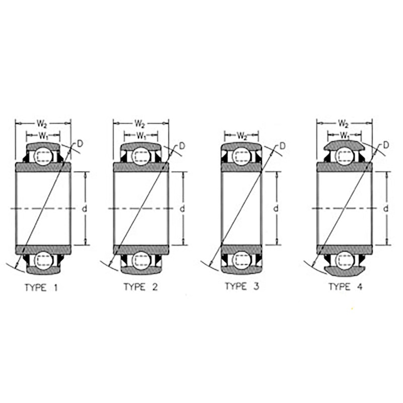 70430480 Pre-Lubed Spherical Round Bore Tractor Disc Bearing