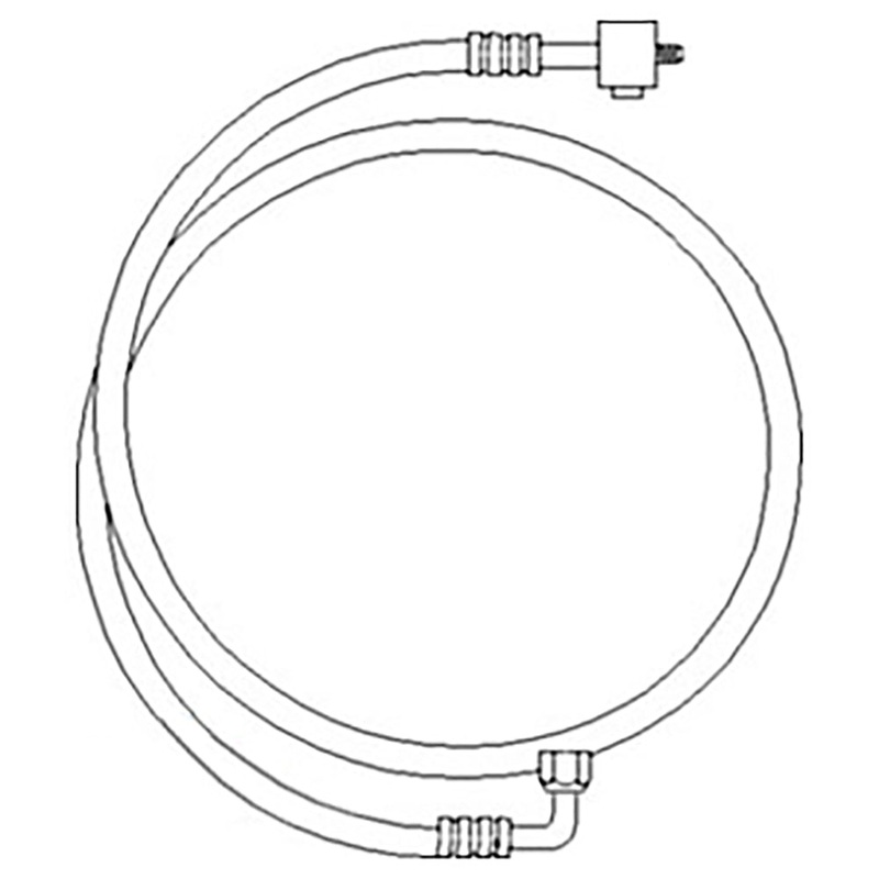Air Conditioning Hose Line-Compressor to Condenser Fits Allis Chalmers 7000 7020
