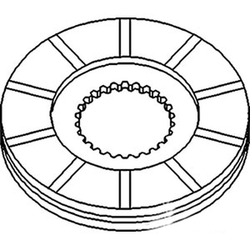 One Brake Disc Oliver 550 Super 66 Super 55 660 66 70277353 White 2-44 106690A