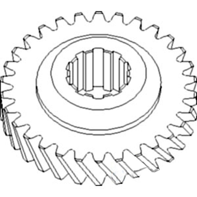 70225413 3rd Main Gear Shaft Fits Allis Chalmers Tractor CA D10 D12 D14 D15