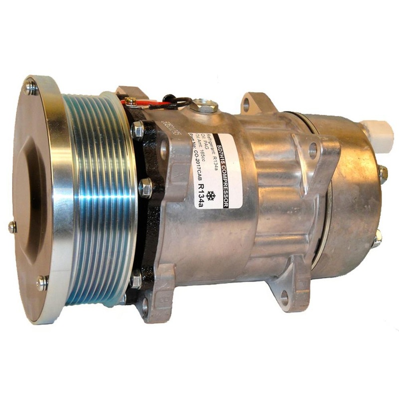 9824775 Compressor w/ Clutch Fits Ford New Holland Tractor 8670 8670A 8770