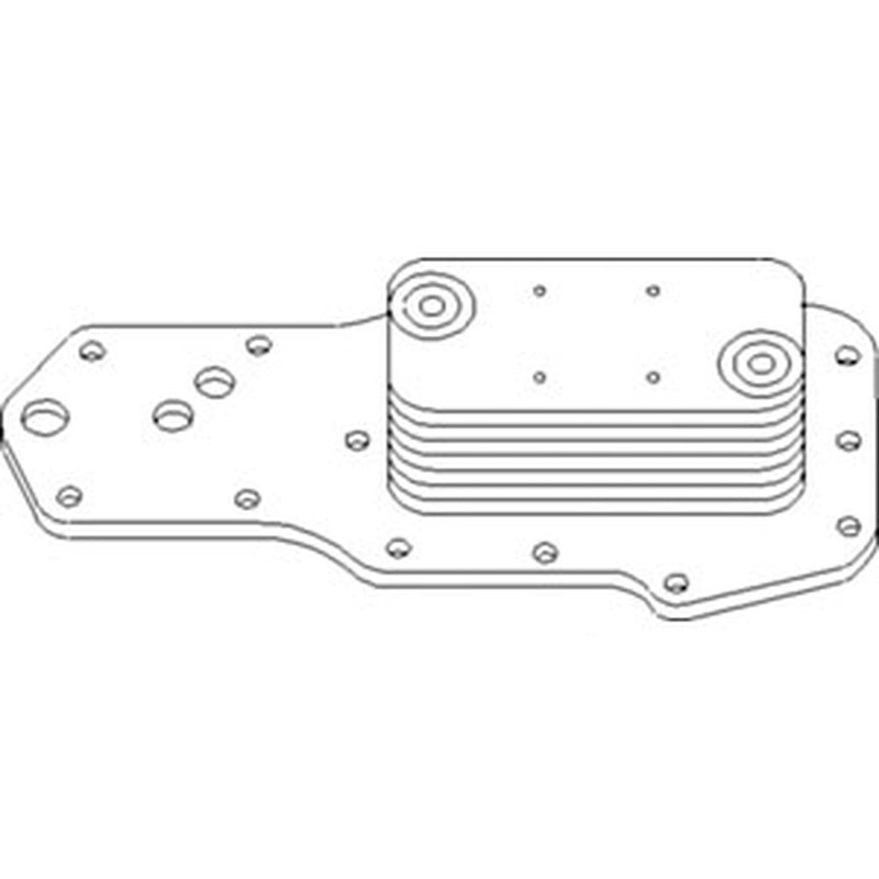 87416028 Oil Cooler Fits Case-IH Tractor Models 1620 1640 1644 2144 +
