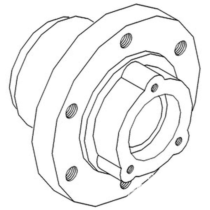 223311 New 6 Bolt Front Wheel Hub Fits Case-IH Tractor Models M 400 Super M