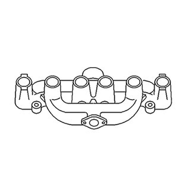 257485 Manifold Fits Allis Chalmers Tractor 170 175 Gas D17