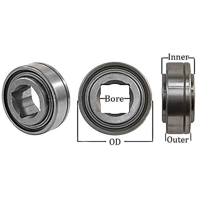 406677 Pre-Lube Cylindrical Square Bore Disc Bearing W211PP5 RPO103I SMAW211PP5