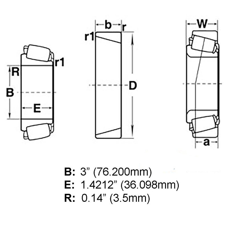 575 Tapered Roller Bearing Cone