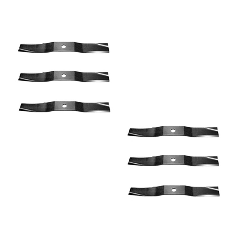 K5351-34340 Six New Mower Blades Med. Lift Fits Kubota RCK54 Decks with 54" Cut