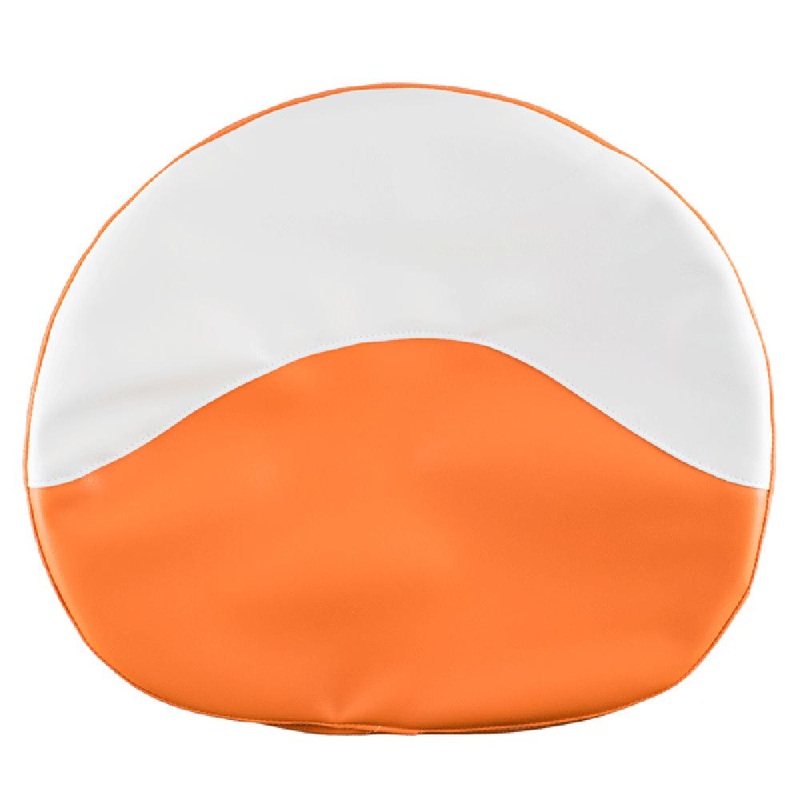 R1012 Orange & White Seat Cover, 21" Wide - Fits Case Miscellaneous Models