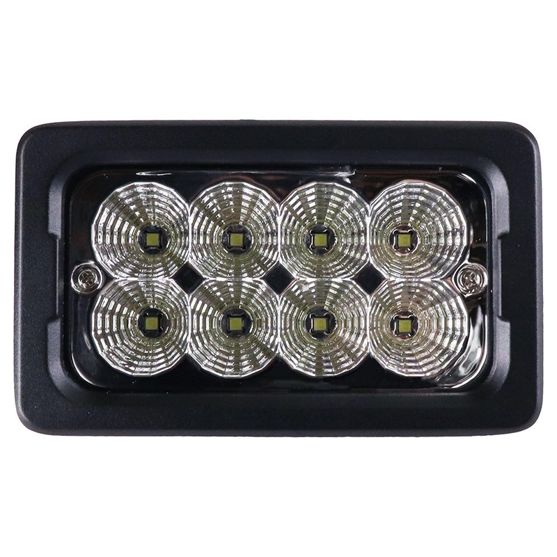 LED Flood Beam Light Fits John Deere 6000 & 7000 Series Tractors, 3200 Lumens