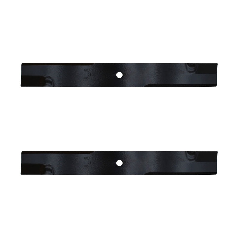 Two (2) Low Lift Blade Fits Exmark Lazer-Z XS LC AS AC 5/8" CH Diameter 103-2510