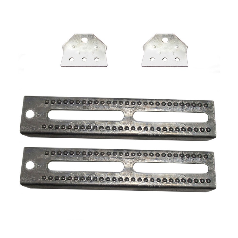 (2) 12" Boat Trailer Swivel Top Bunk Board Brackets Bolster