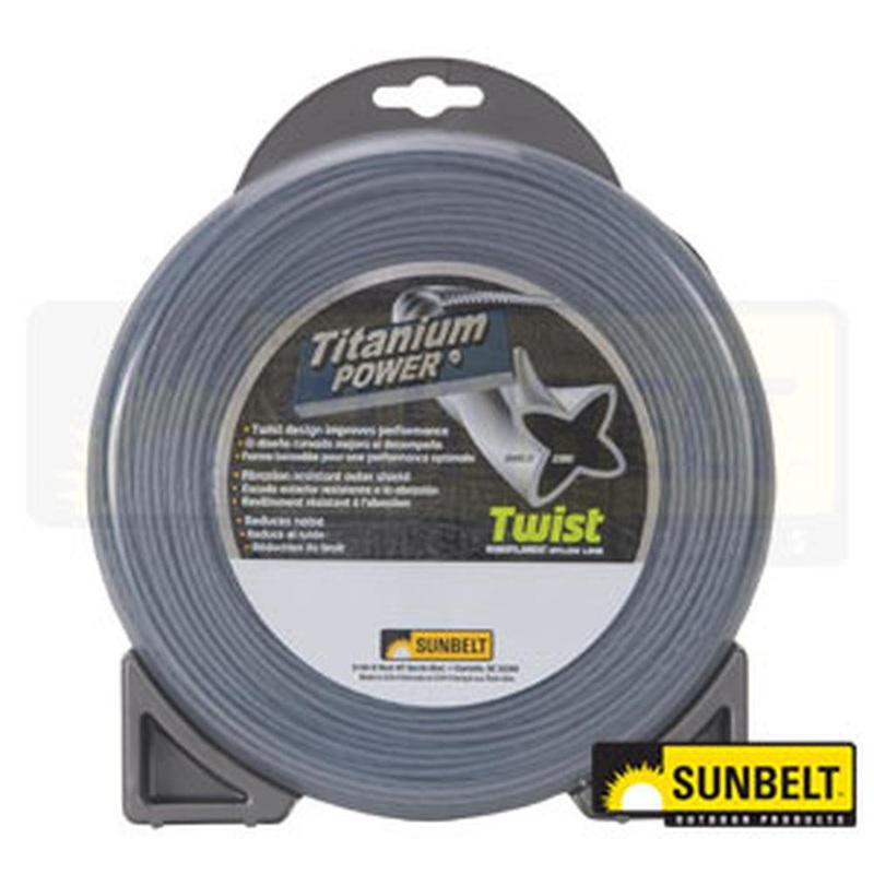 B151095 Titanium Power Trimmer Line, .095" twist