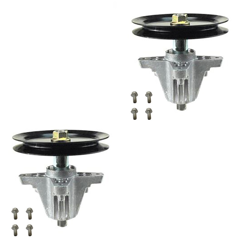 (2) Spindle Assemblies w/ Bolts fits MTD 918-04865A 918-04636A 918-04865 285-847