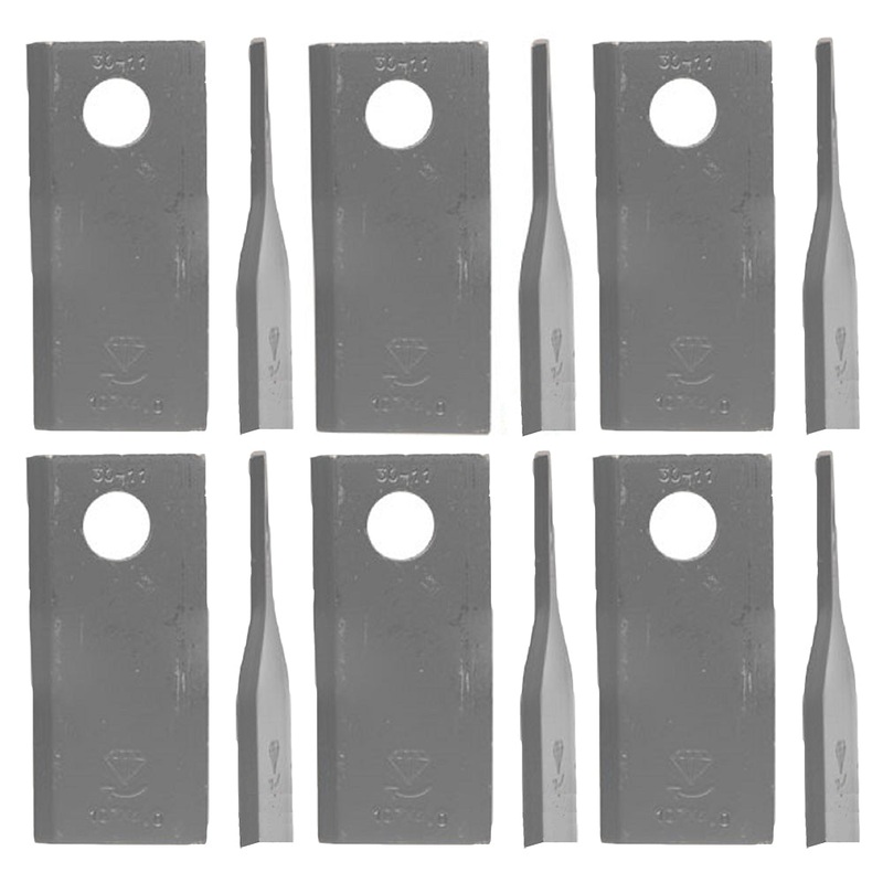 700711858 902-61560 (6) RH Disc Mower Blades Fits Case IH Fits MF Fits Vicon