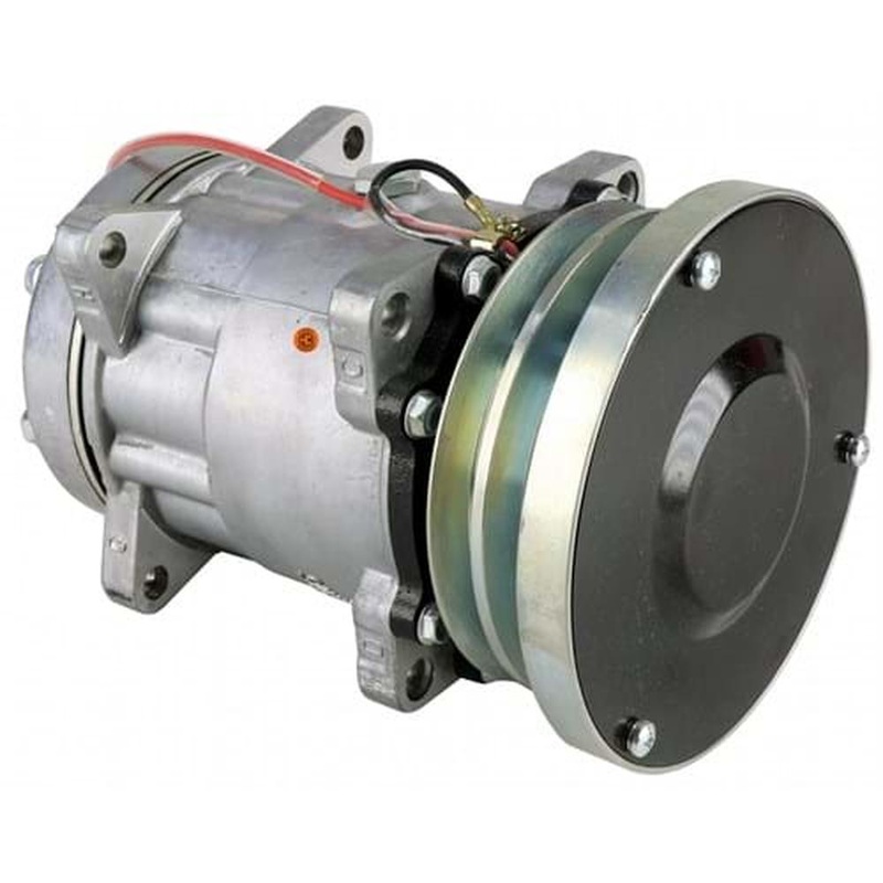 889705764A Sanden SD7H15SHD Compressor, w/ 2 Groove Clutch - Fits Versatile