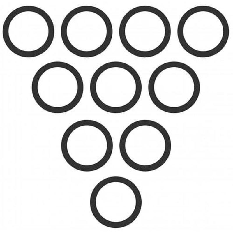 8811100610 Quick Coupler O-Ring, #8, (Pkg. of 10) Fits John Deere