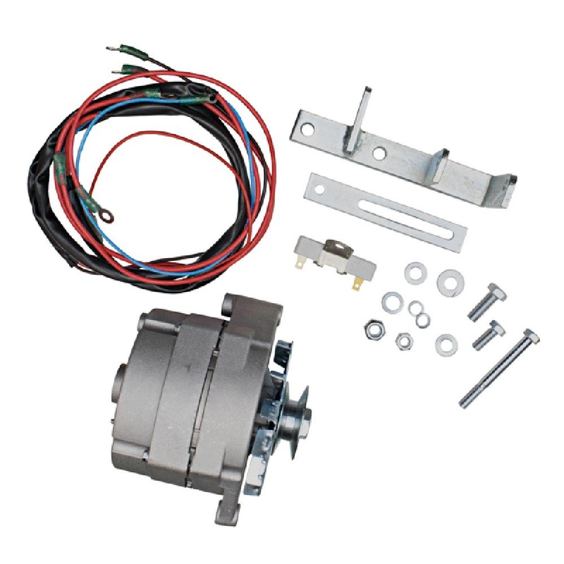 12 Volt w Harness Alternator Conversion Kit Fits IH Fits FARMALL M MV 400 450
