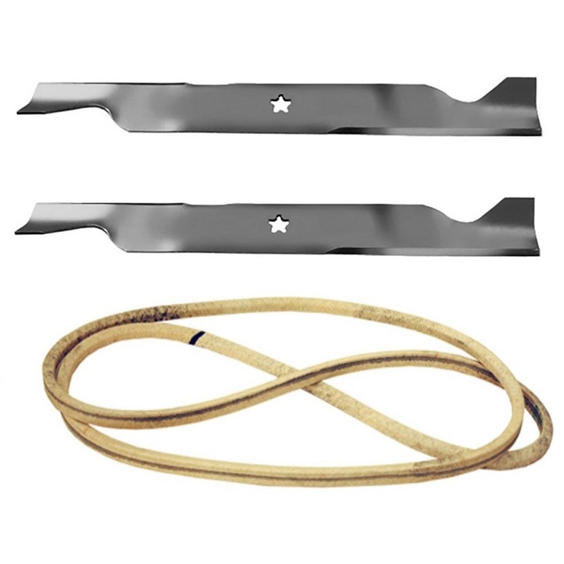 Deck Blades & Belt Combo Kit Fits Craftsman 46" 405380 405143 403107
