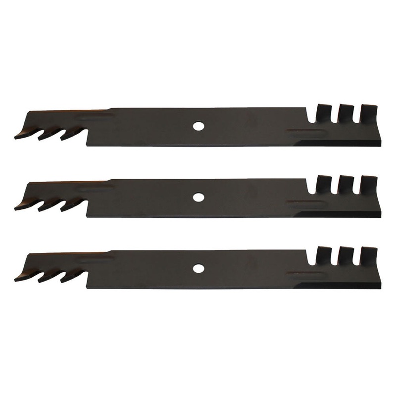 Three Pack 396-740 Toothed Blades Fits Exmark 103-2530 613111