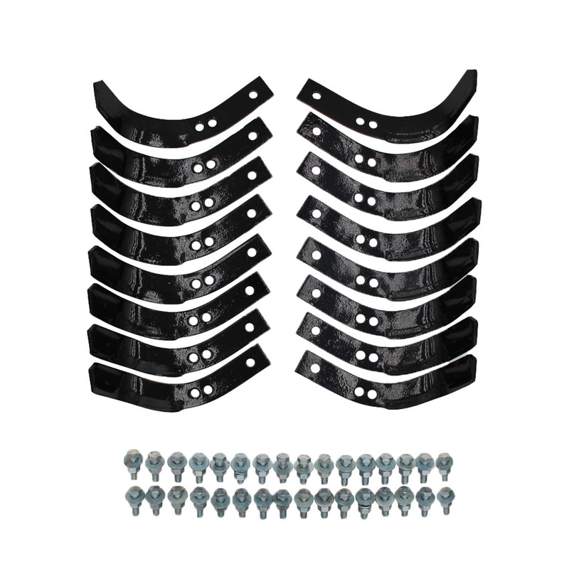 Tiller Tine Set W/ Hardware Fits Cub Cadet Fits MTD 1901118A/1901118