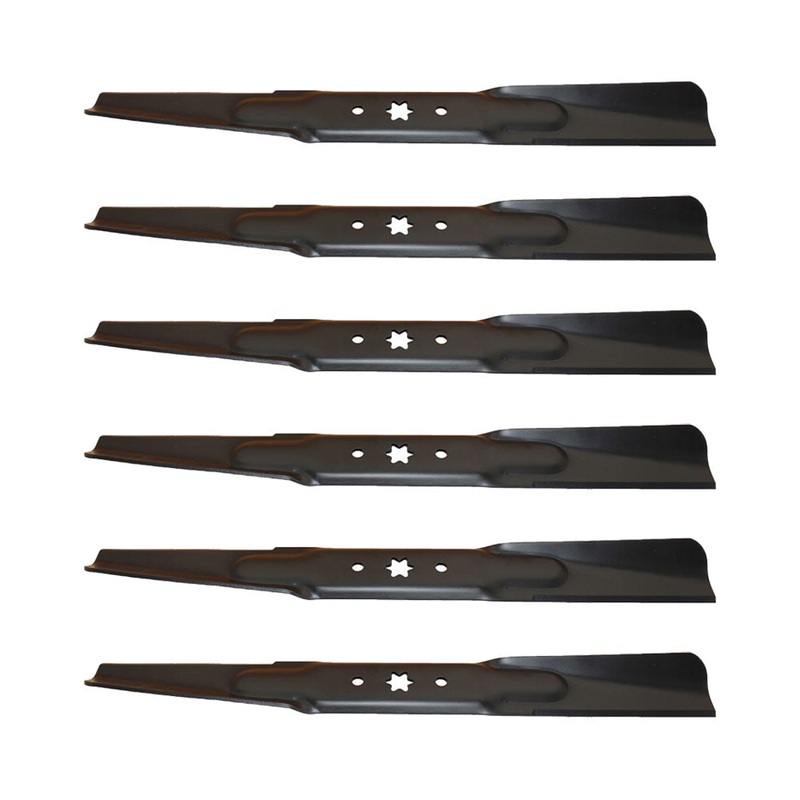 (6) 942-04244X Mower Blades Fits Cub Cadet RZT L 46 RZT S 46 LTX1046M 46" Decks