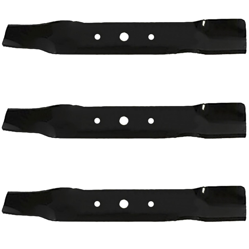1 Set of 3 Hi Lift Blades 48 Deck Fits John Deere L120 L130 Mowers GX20250 GY205